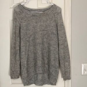 Grey sparkle long sleeve sweater